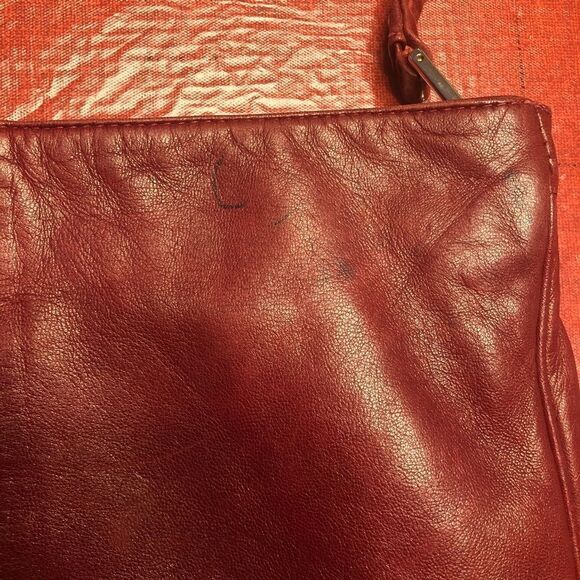 Paola Masi Made in Italy Red Leather Handbag - Picture 4 of 11